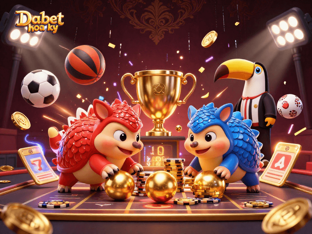 Dabet hoa kỳ showcases an exciting bowling match with pangolins rolling bets amidst dynamic game elements.
