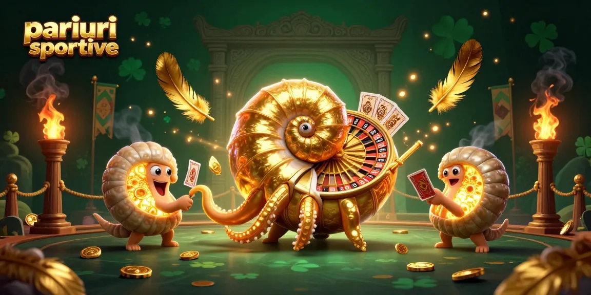 Joacă pariuri sportive captivante cu nautilusul antik, roulette aurie și cărțile de joc.