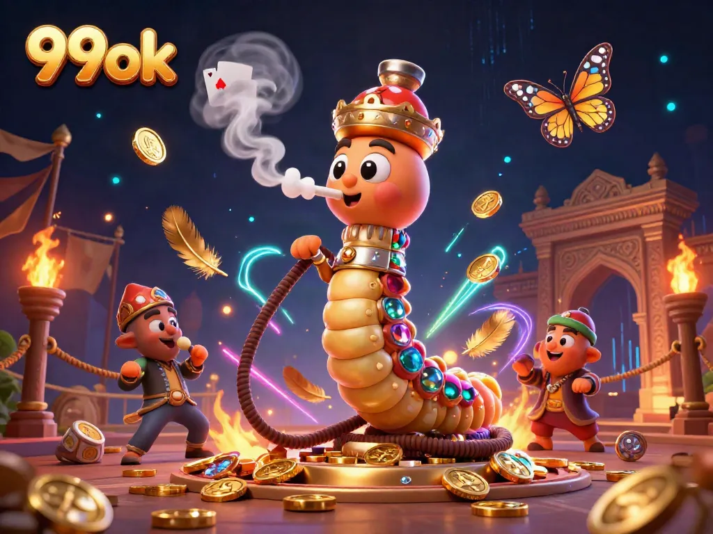 Engage in thrilling casino action at 99ok with dynamic poker symbols and vibrant game elements.
