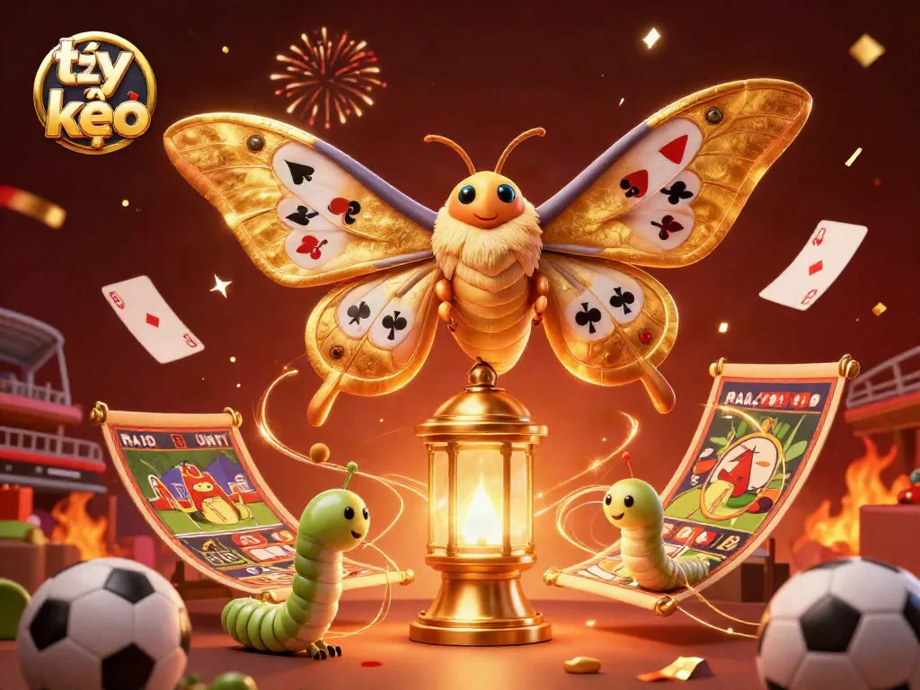 Bet on tỷ lệ kèo with dynamic sports elements celebrating in vibrant colors.