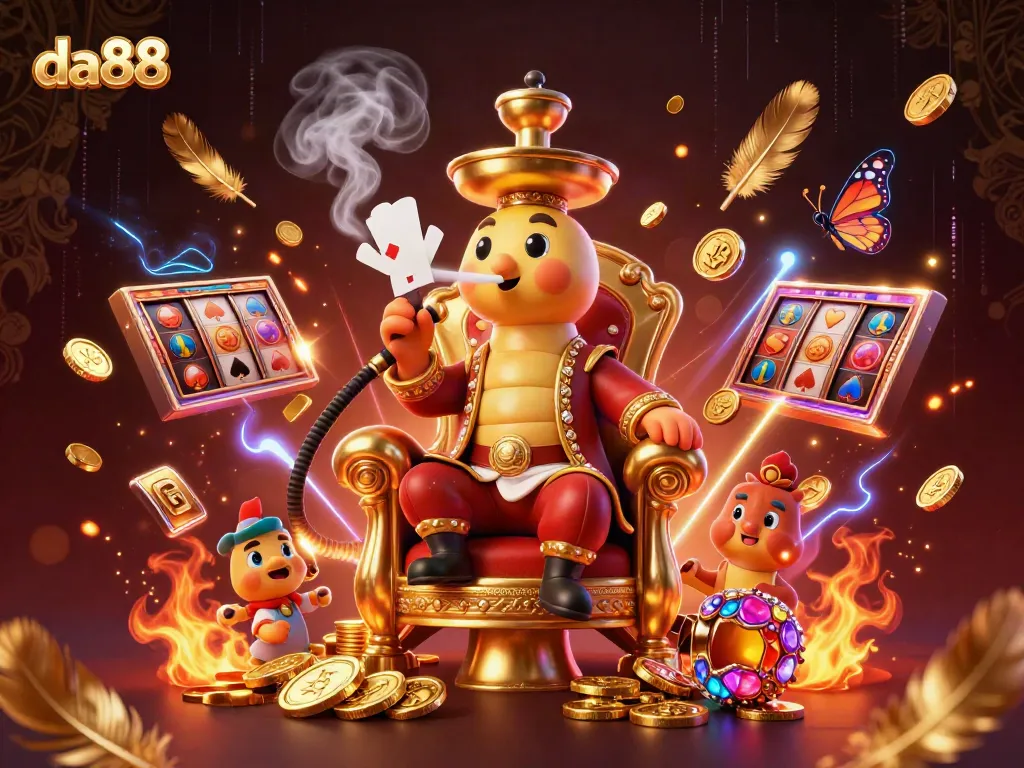 Experience the excitement of da88 with this vibrant casino scene filled with rich visuals.
