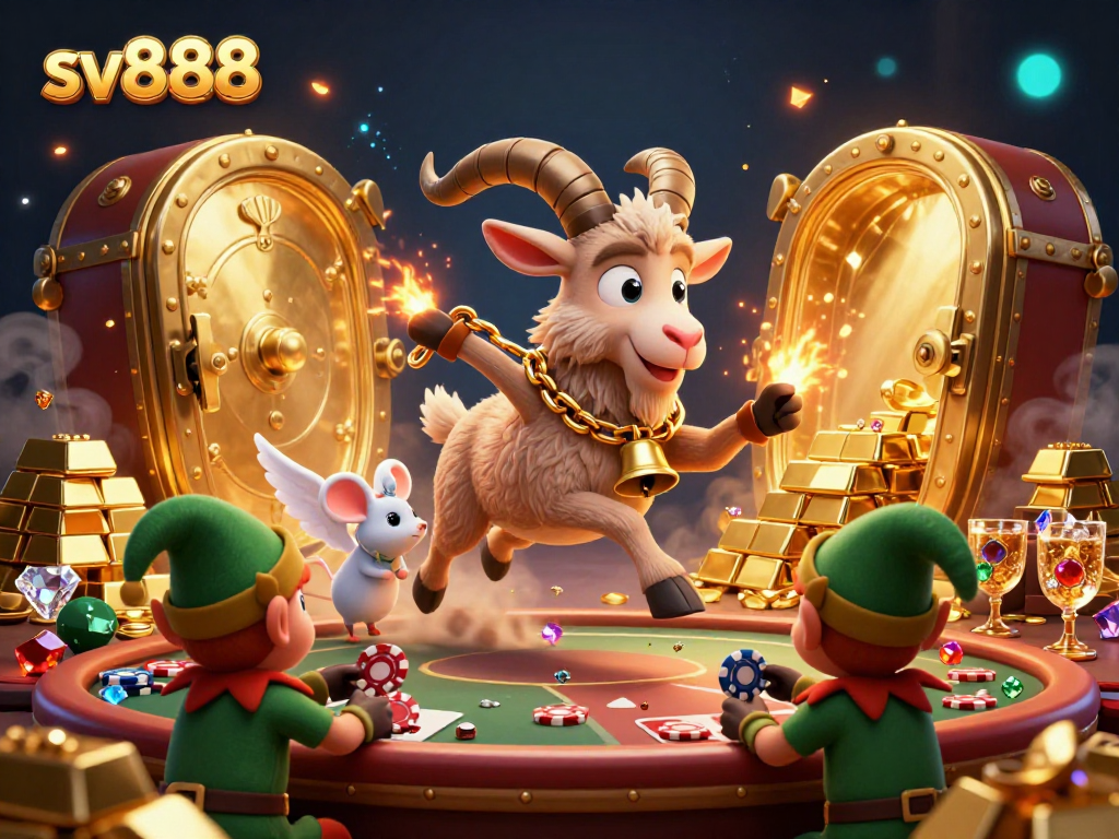Engage with sv888's thrilling holiday-horror casino experience featuring Krampus the goat and gremlins!
