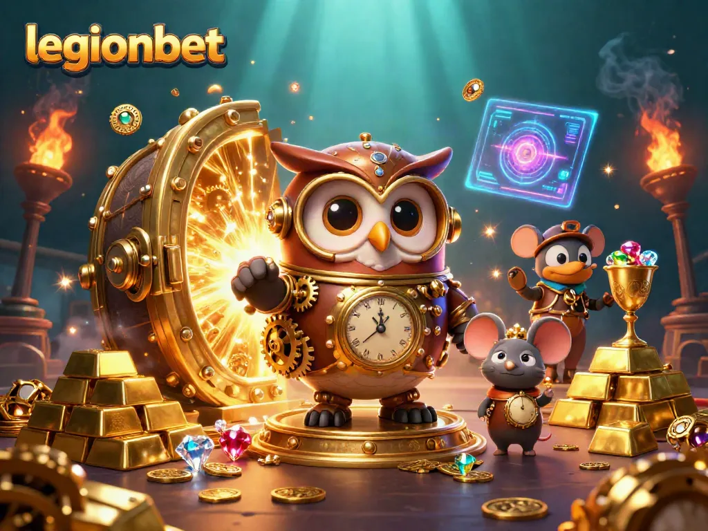 Play exciting games at legionbet with treasure-filled casinos and vibrant 3D illustrations.